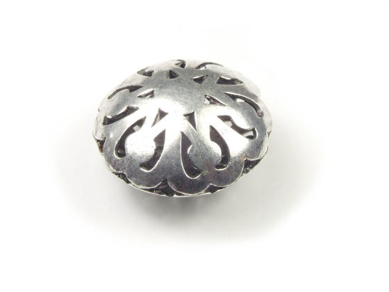 Metallperlen, filigran, 20x11 mm
