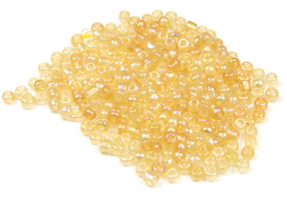 Rocailles, 2 mm, goldgelb,  lster