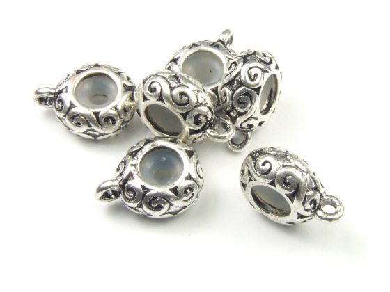 senperle, filigrane Rondelle, 10 mm