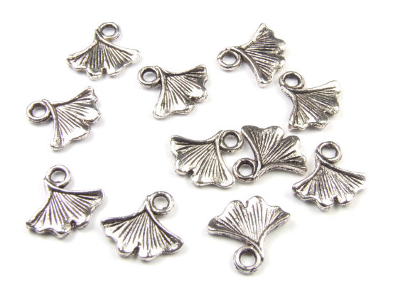 Anh�nger, Gingko Blatt, 12 mm
