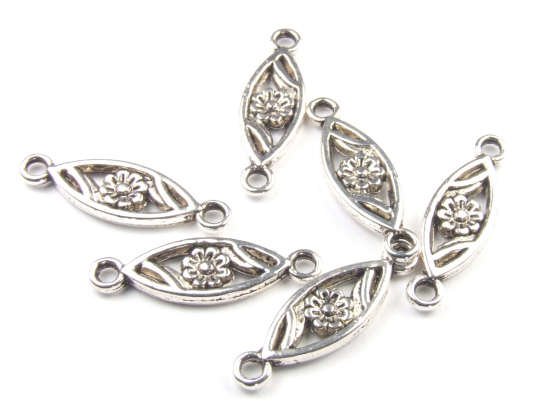 Verbindungsteil, Blume, 24x8 mm