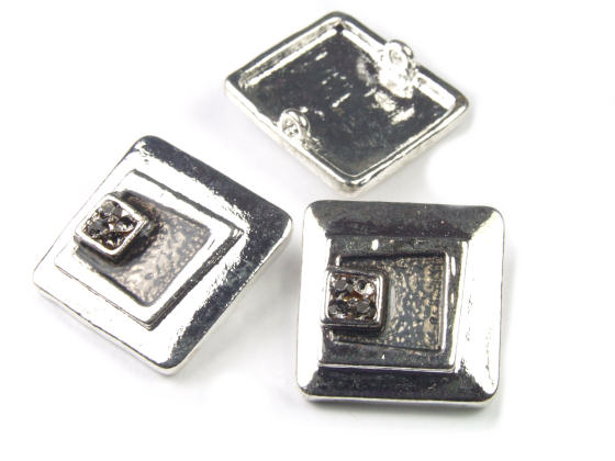 Verbindungsteil, Serie Calan L, 20x19 mm, silber
