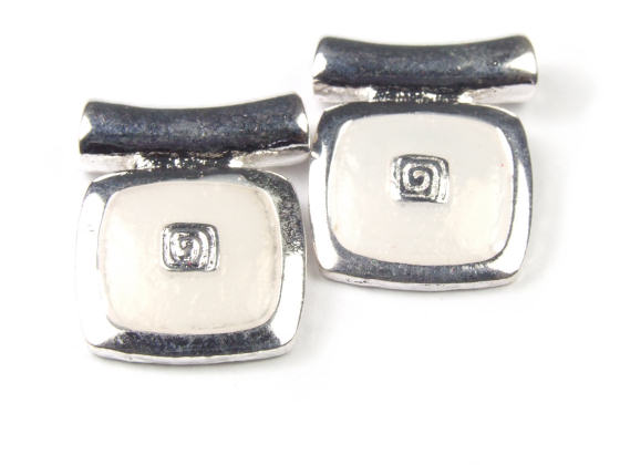 F�delelemente, Ornamentquadrat, 15 mm, wei�