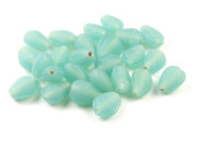 Perlen, Nuggets, 8x5 mm, türkis