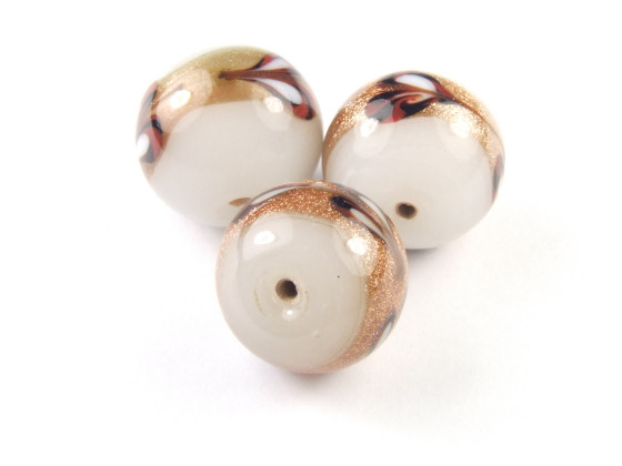 Lampenperle, 'Serie Tala' rund 12 mm, wei�