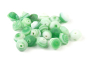 Perlen, Rondelle, 6x4 mm, grün
