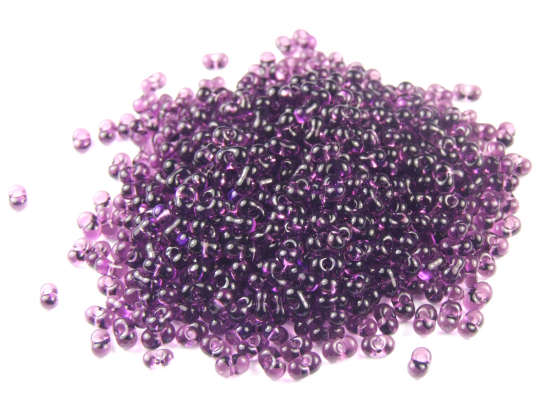 Farfalle Perlen, 4x2 mm, violett