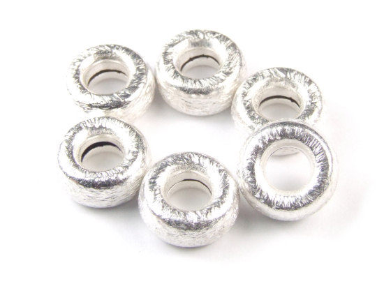 Metallperlen, Grossloch, Ringe