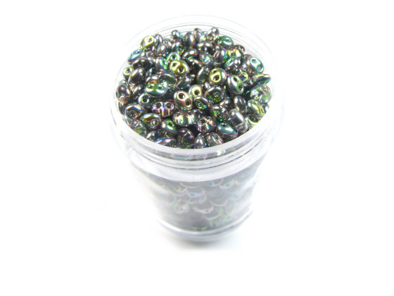 Preciosa Twin Beads, 4x2,5 mm, volcano