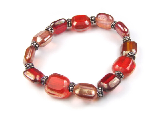 Armband 'Shahinda Carr' rot
