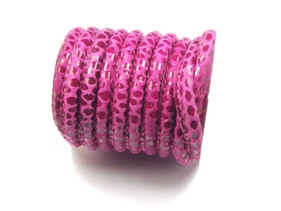Lederband, Echsenprgung,5,0 mm